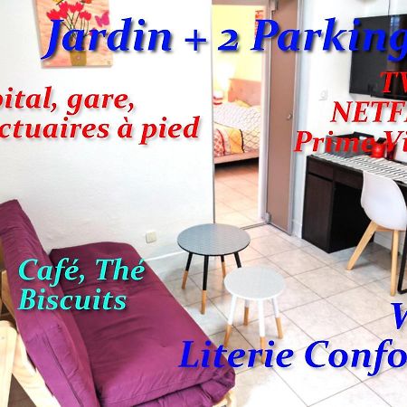 Au Petit Marcadal **Sanctuaires, Hopital, Gare** Lourdes Exterior photo